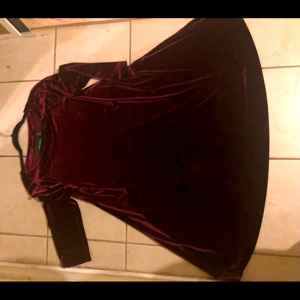 Cynthia Rowley cocktail velvet dress